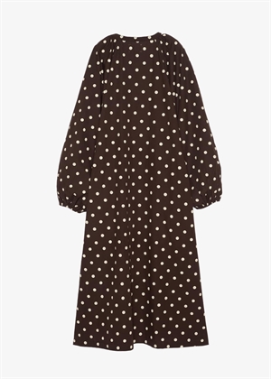 Lara kjole Brown Dot Sissel Edelbo 